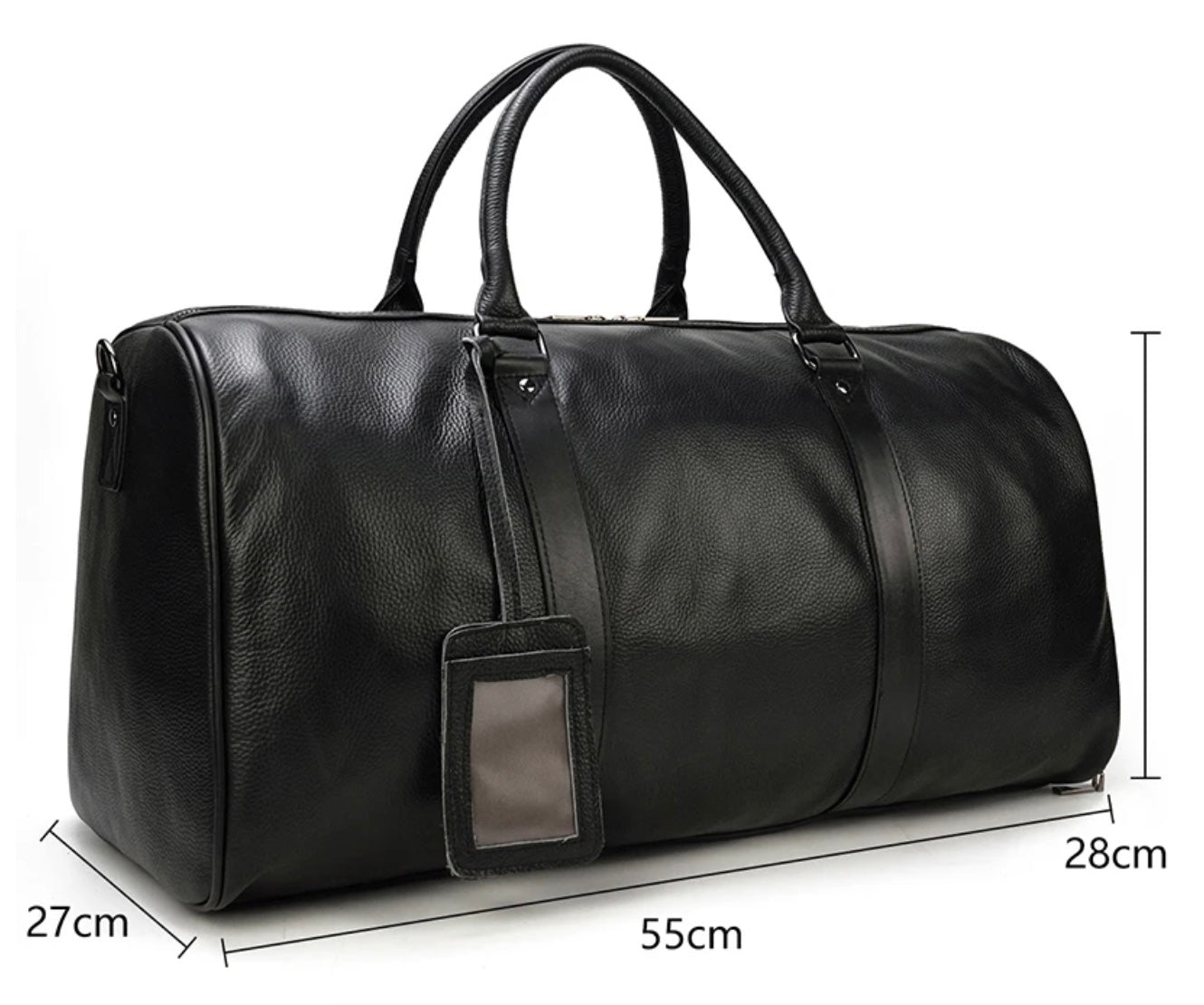 Genuine Leather Duffel Bag