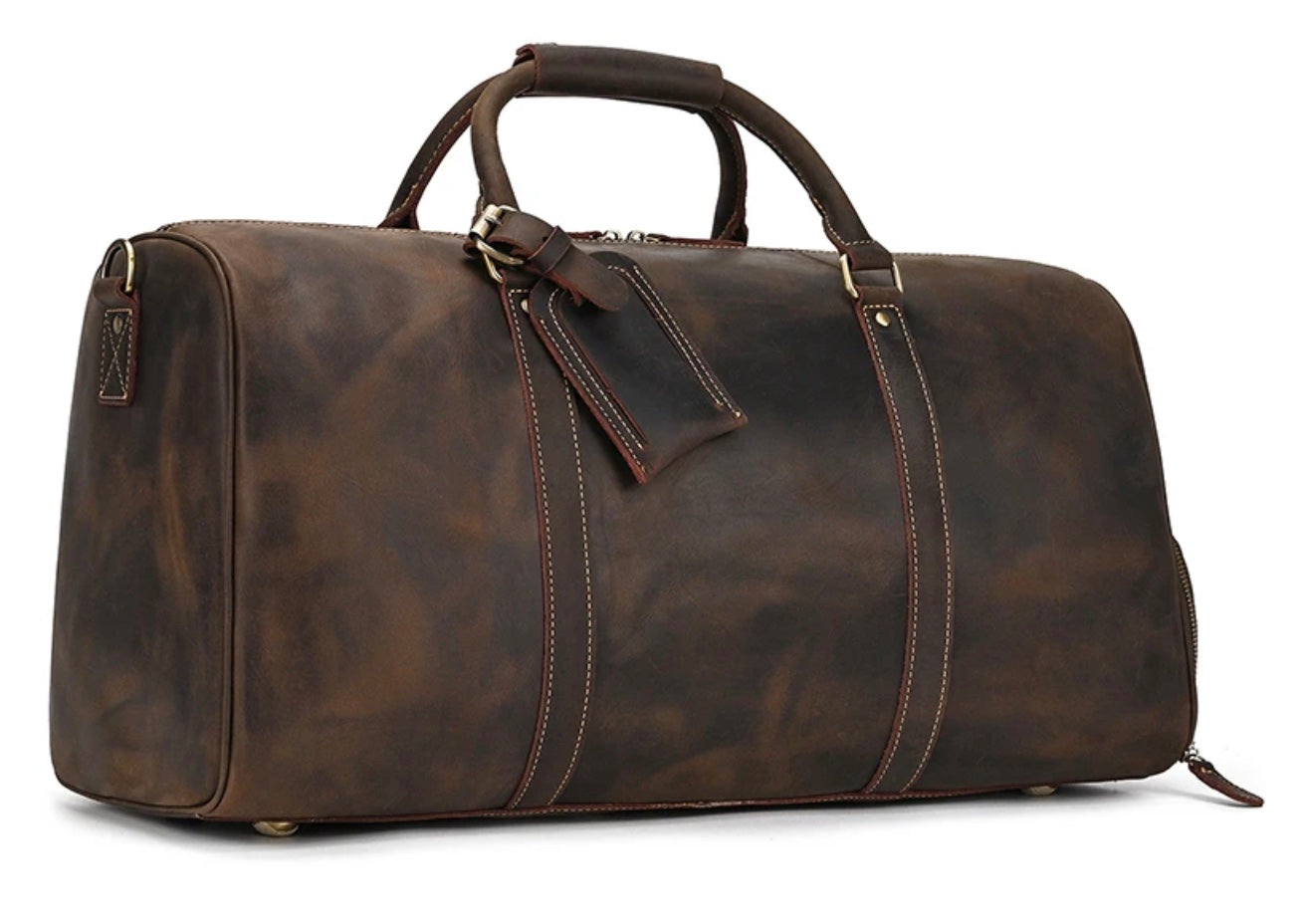 Genuine Leather Duffel Bag