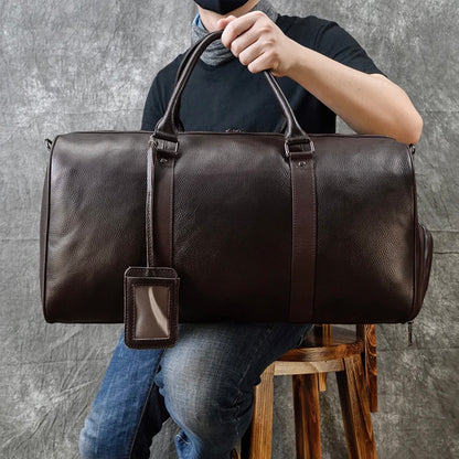 Genuine Leather Duffel Bag