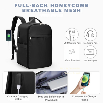 Light TSA-friendly Travel Backpack