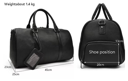 Genuine Leather Duffel Bag