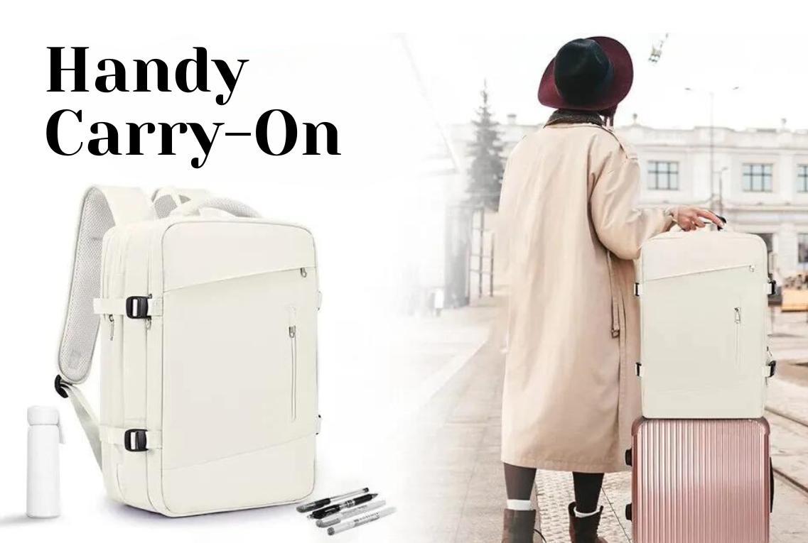 Handy Carry-On Expandable Travel Backpack