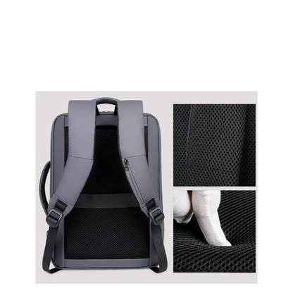 Sleek Business Travel Tech Backpack