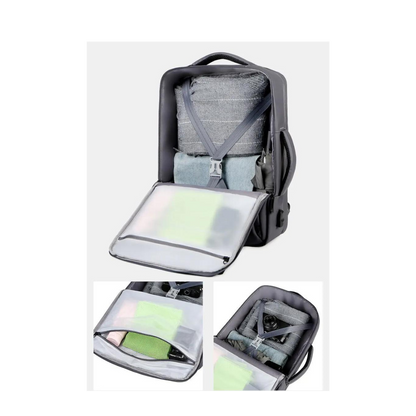 Sleek Business Travel Tech Backpack