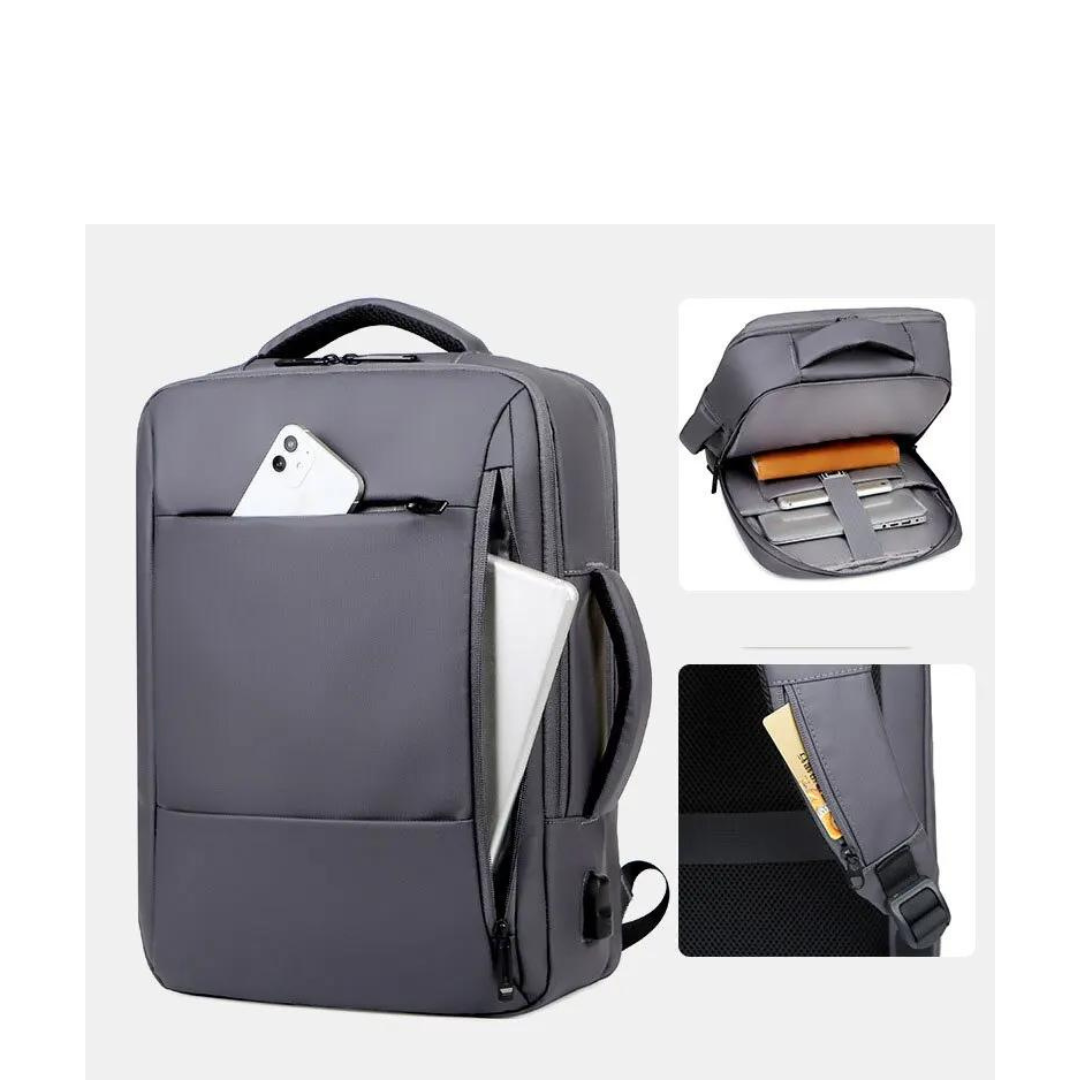 Sleek Business Travel Tech Backpack