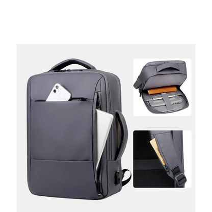 Sleek Business Travel Tech Backpack