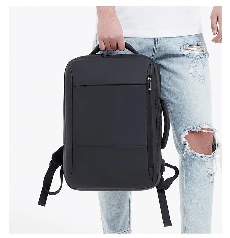 Sleek Business Travel Tech Backpack