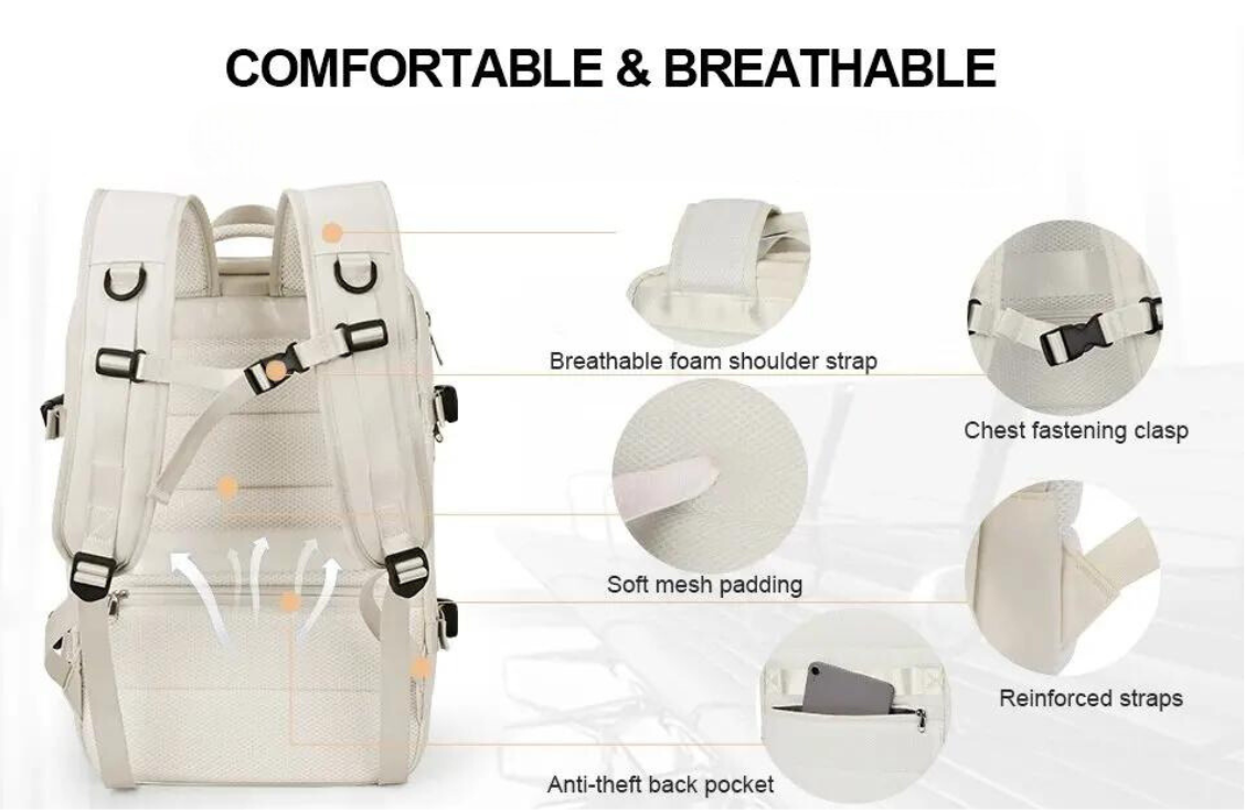 Handy Carry-On Expandable Travel Backpack